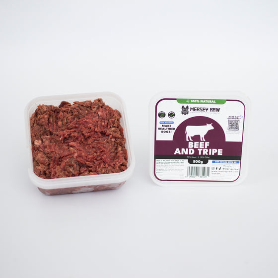 Beef and Tripe - Raw Dog Food