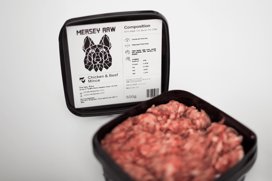 Merseyraw Dog Food Beef & Chicken- Raw Complete Dog Food