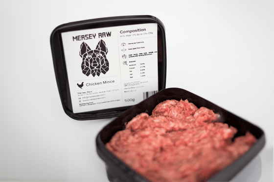 Merseyraw Dog Food Chicken - Complete Raw Dog Food Mince